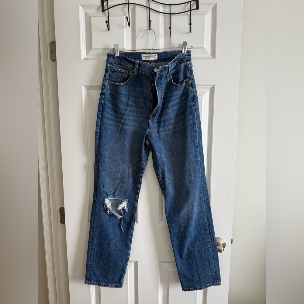 Abercrombie & Fitch Ankle Straight Jeans